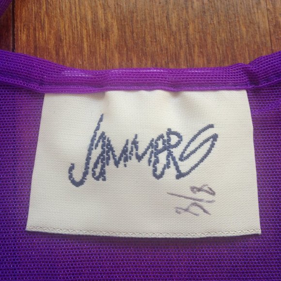 Jammers - Purple Sheer Mesh Tank Top - Picture 8 of 8